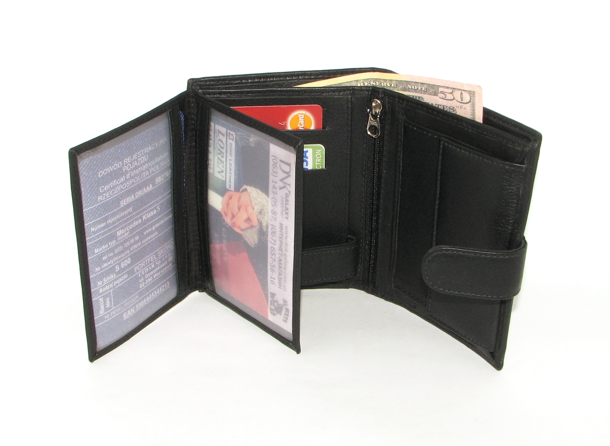 Кошелек мужской Loren N04L-ATL BLACK Кошелек мужской Loren N04L-ATL BLACK